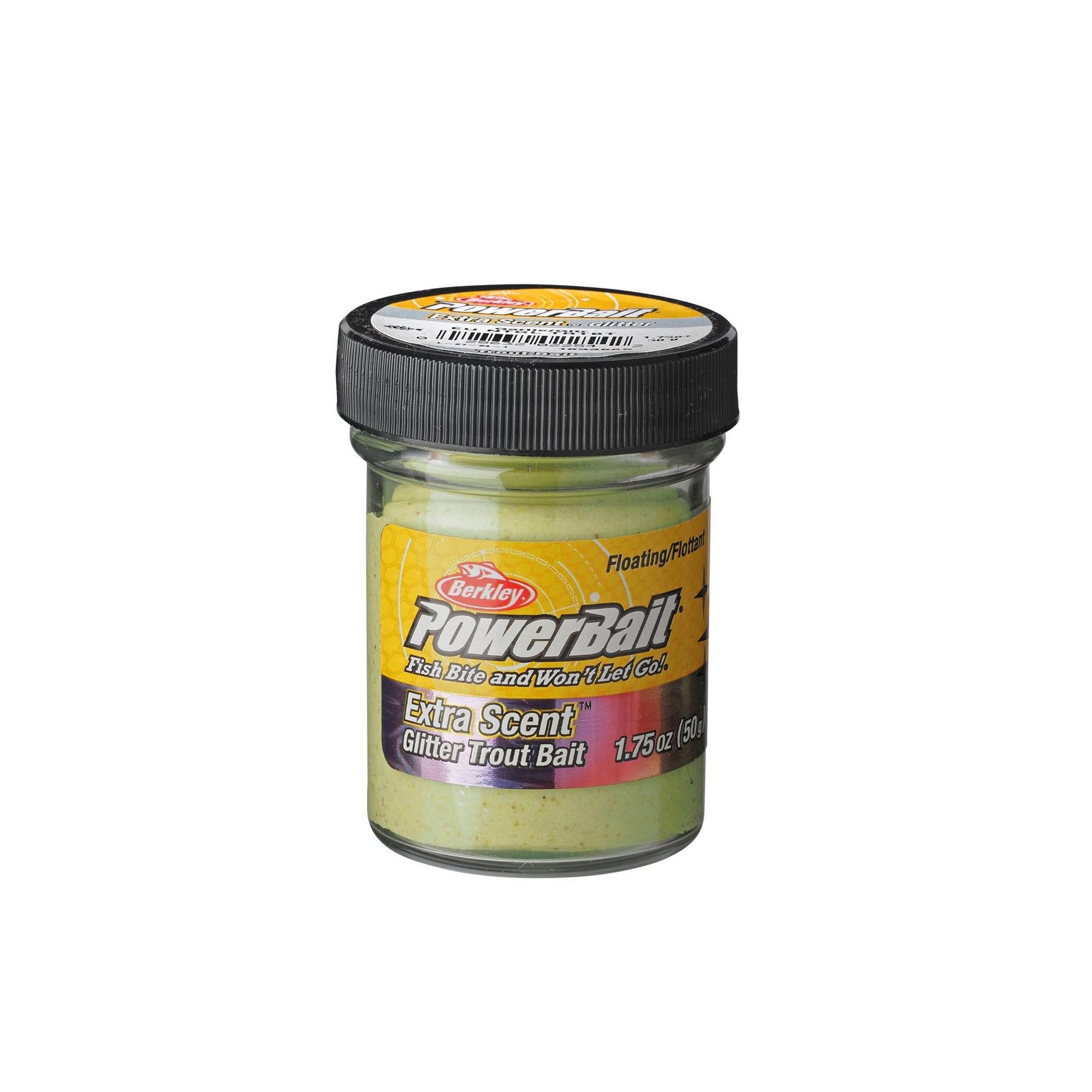 Powerbait Natural Glitter Trout Dough - Garlic