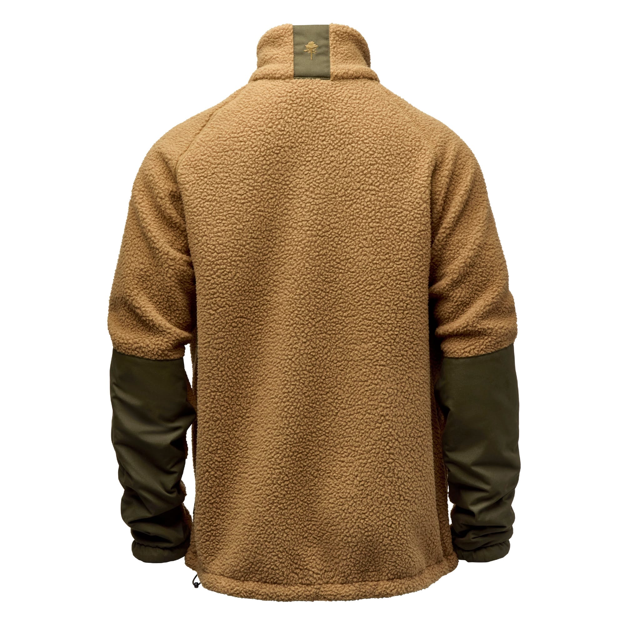 Pile Fleece Jacket - Sand/Moss Green