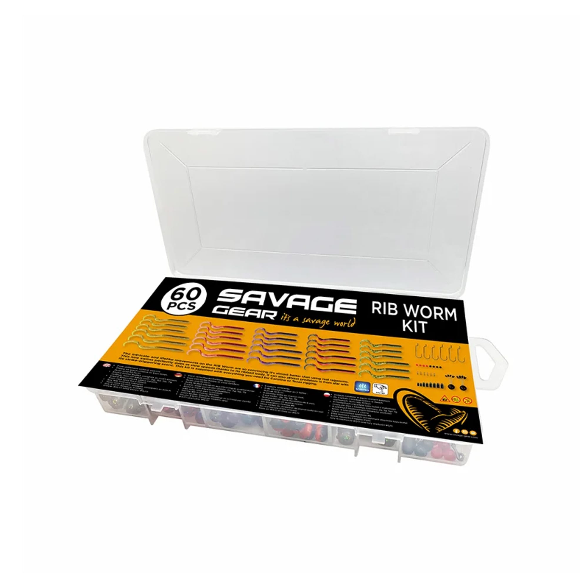 Rib Worm Kit - Sortiment med gummiagn