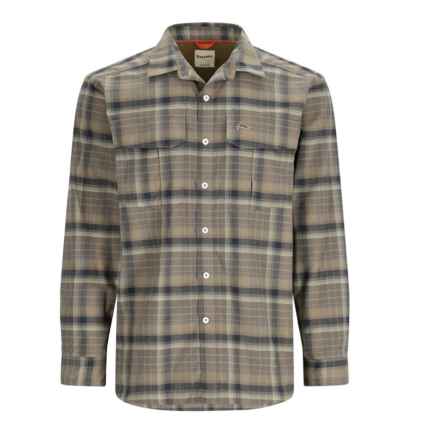 Coldweather Shirt Hickory Asym Ombre Plaid