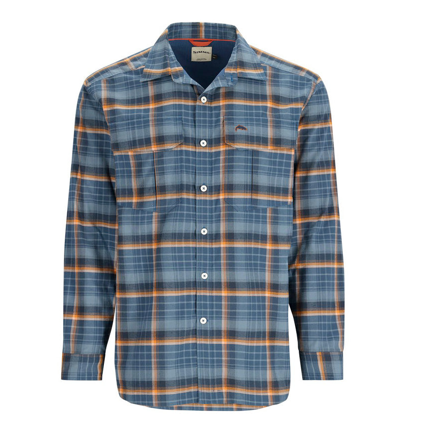 Coldweather Shirt Neptune/sun Glow Ombre Plaid