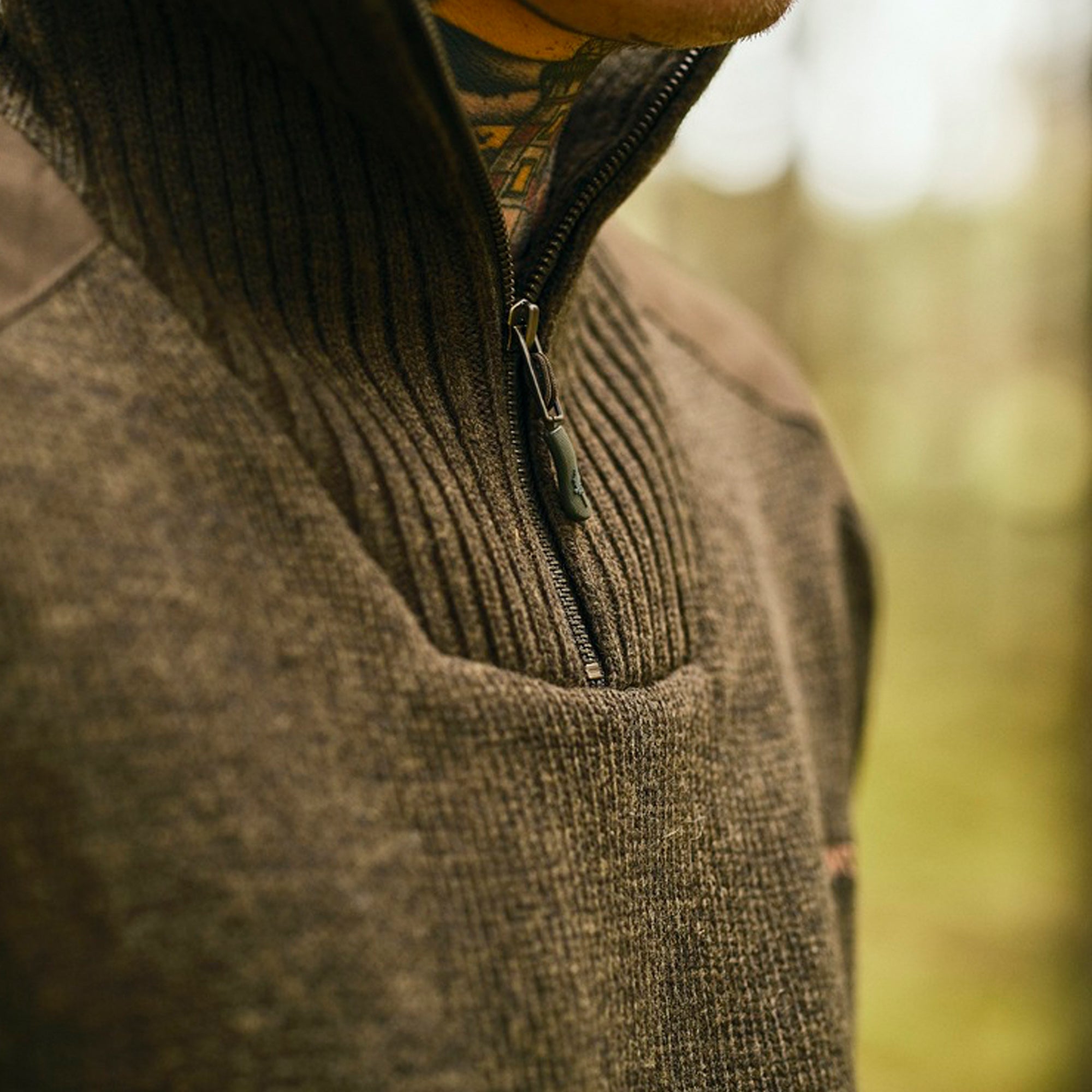 Pinewood Hurricane Sweater Green