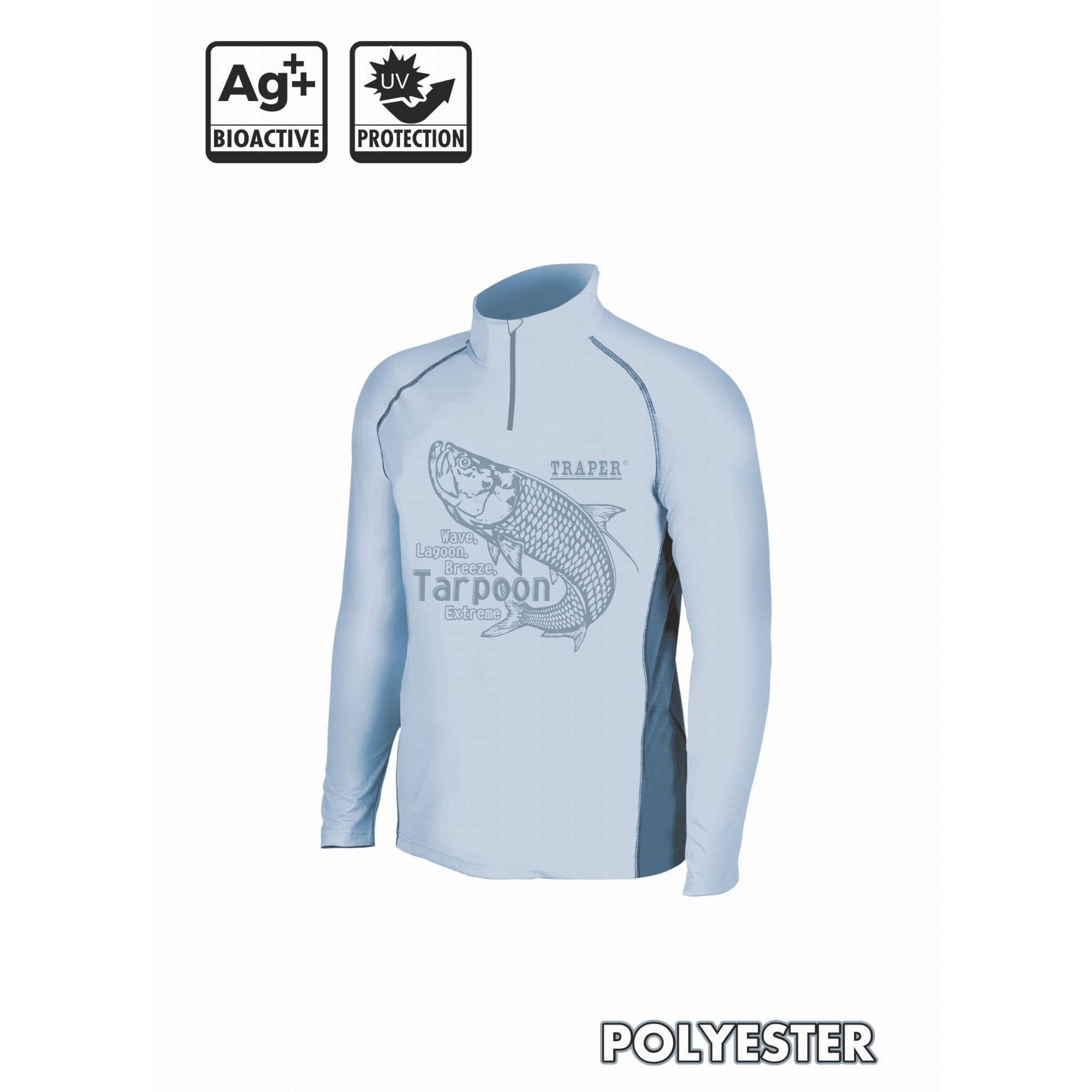 Sweat Shirt Florida Tarpon - Light Blue