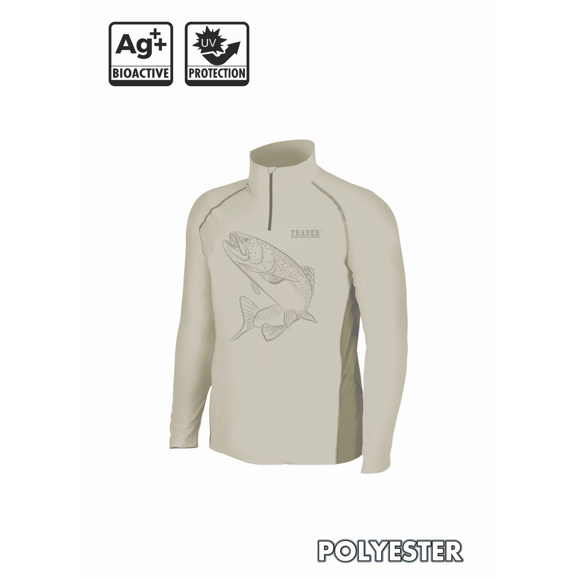 Sweat Shirt Florida Trout - Light Olive