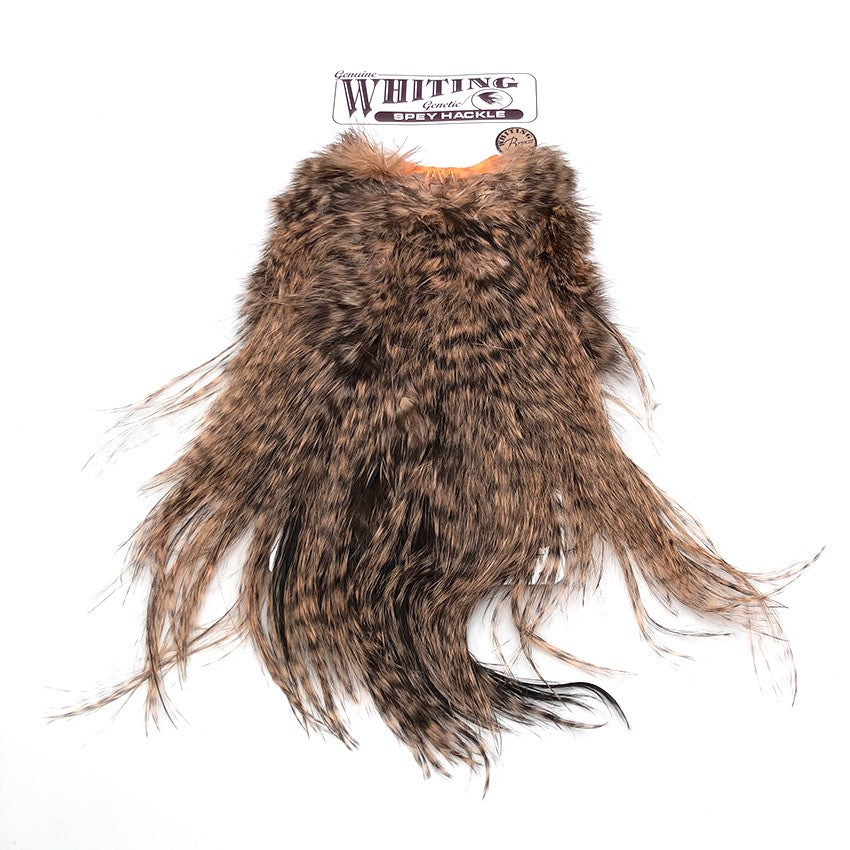 Spey Hackle Rooster Saddles - Bronze Grade