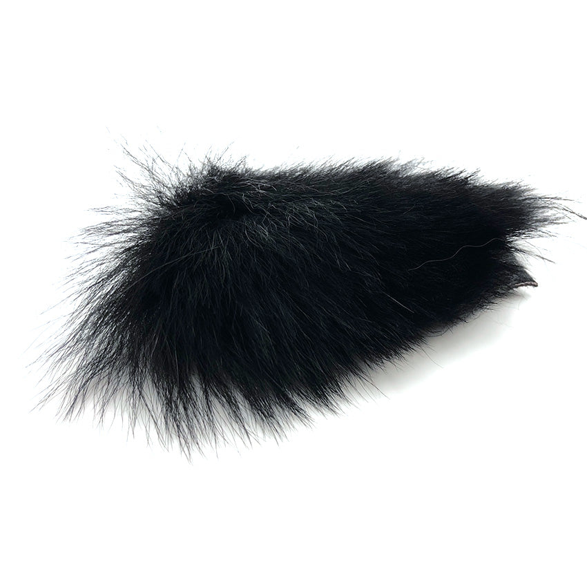 Black Bear Hair - Sort Bjørn Skind