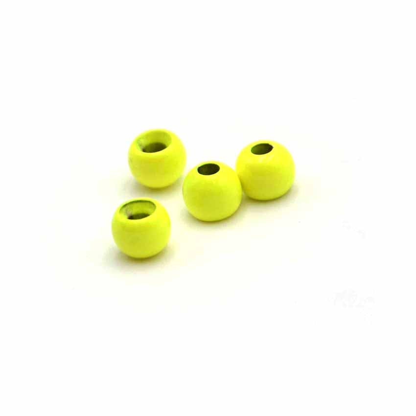 Hot Colour Brass Beads - Fluorescerende Nymfe Kugler