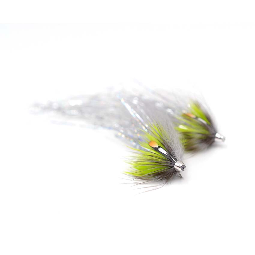 Flash Tube Fly – Green Silver