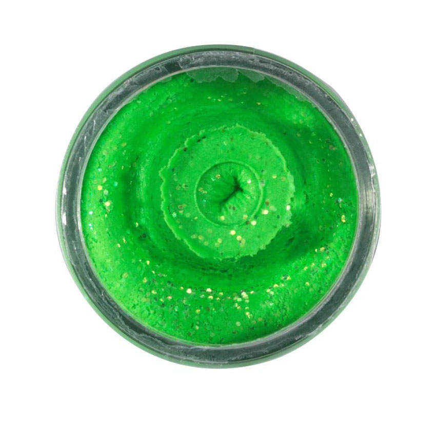 Powerbait Natural Glitter Trout Dough - Garlic