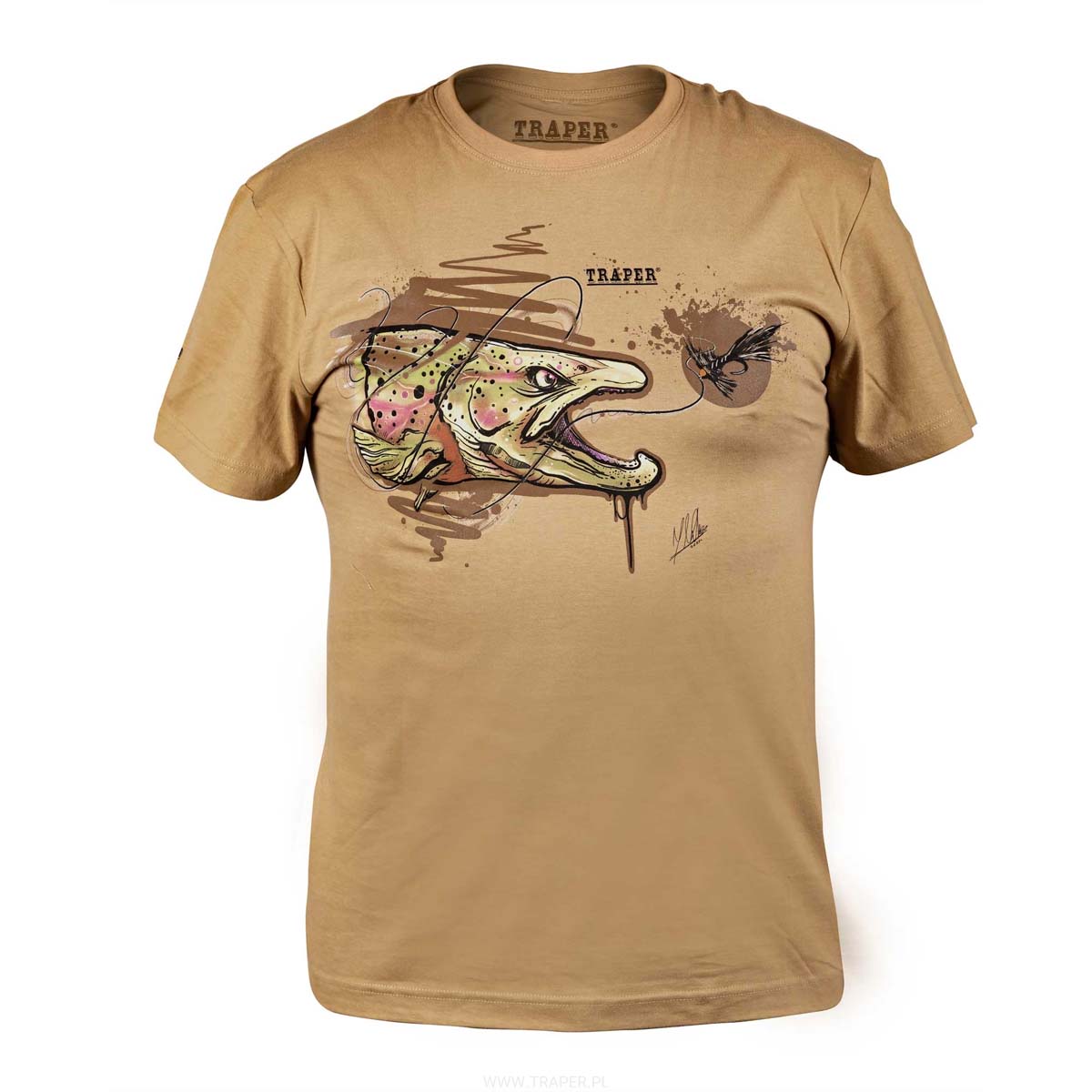 Art Trout T-Shirt Sand