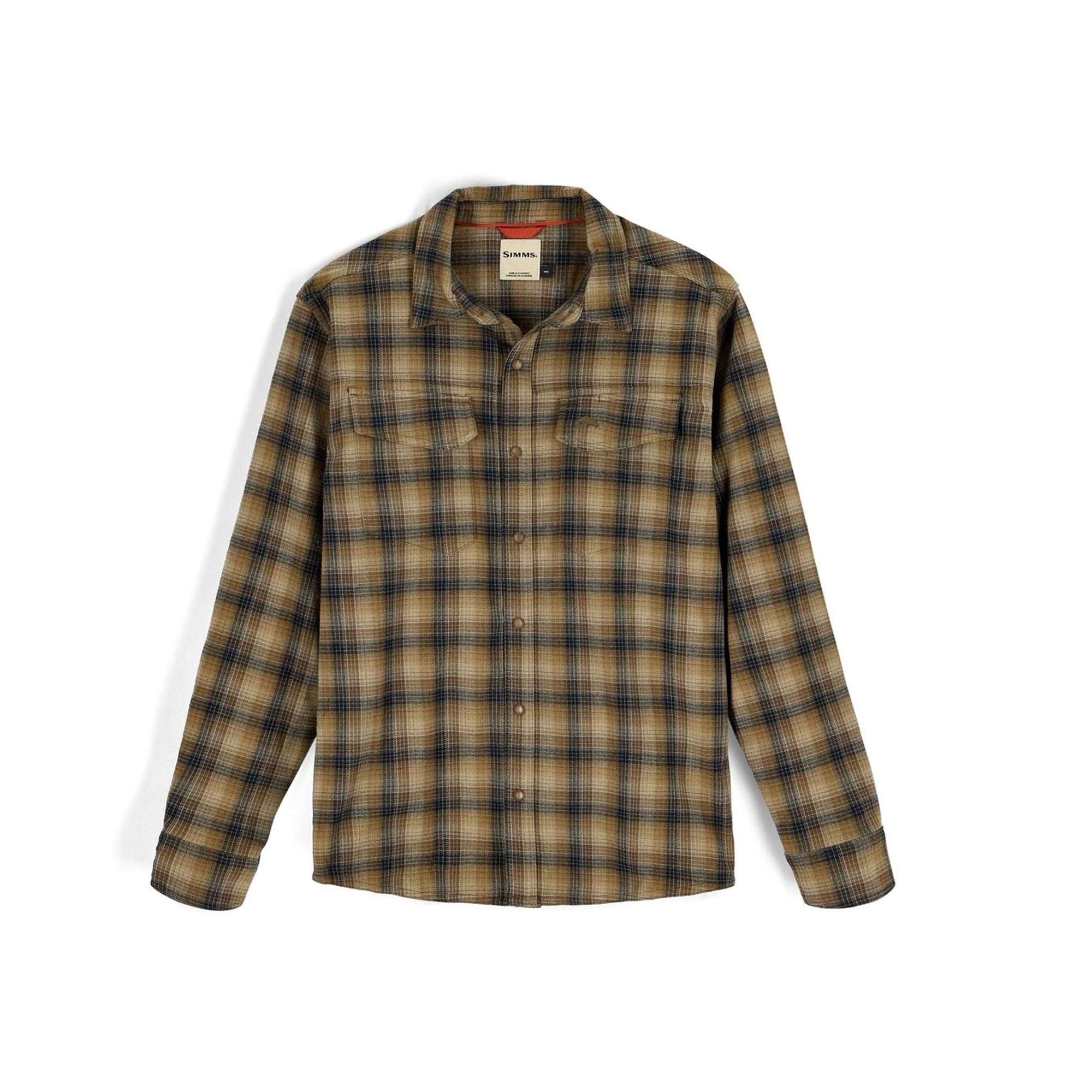 Gallatin Flannel Skjorte Plaid Stone