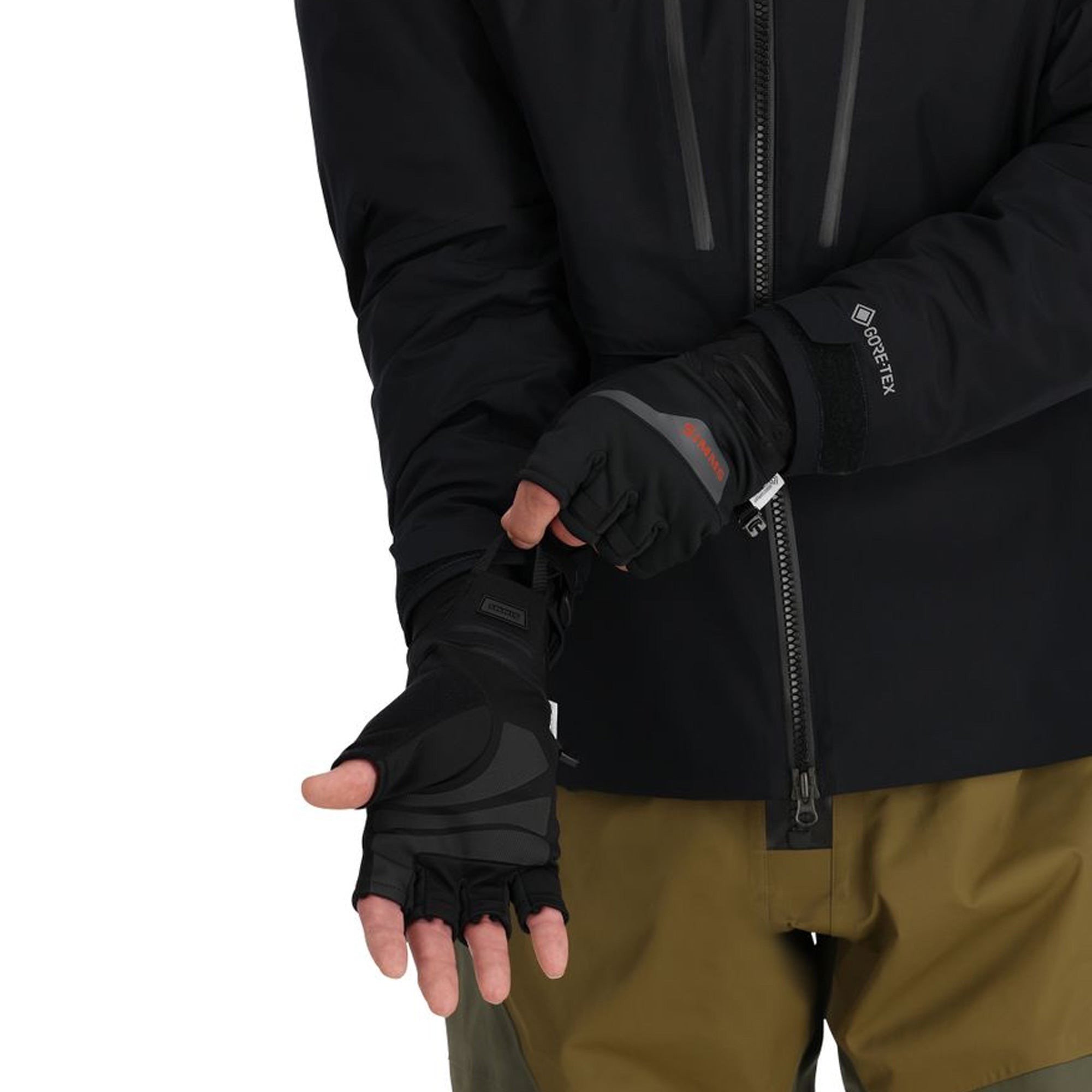 Windstopper Half Finger fiskehandske