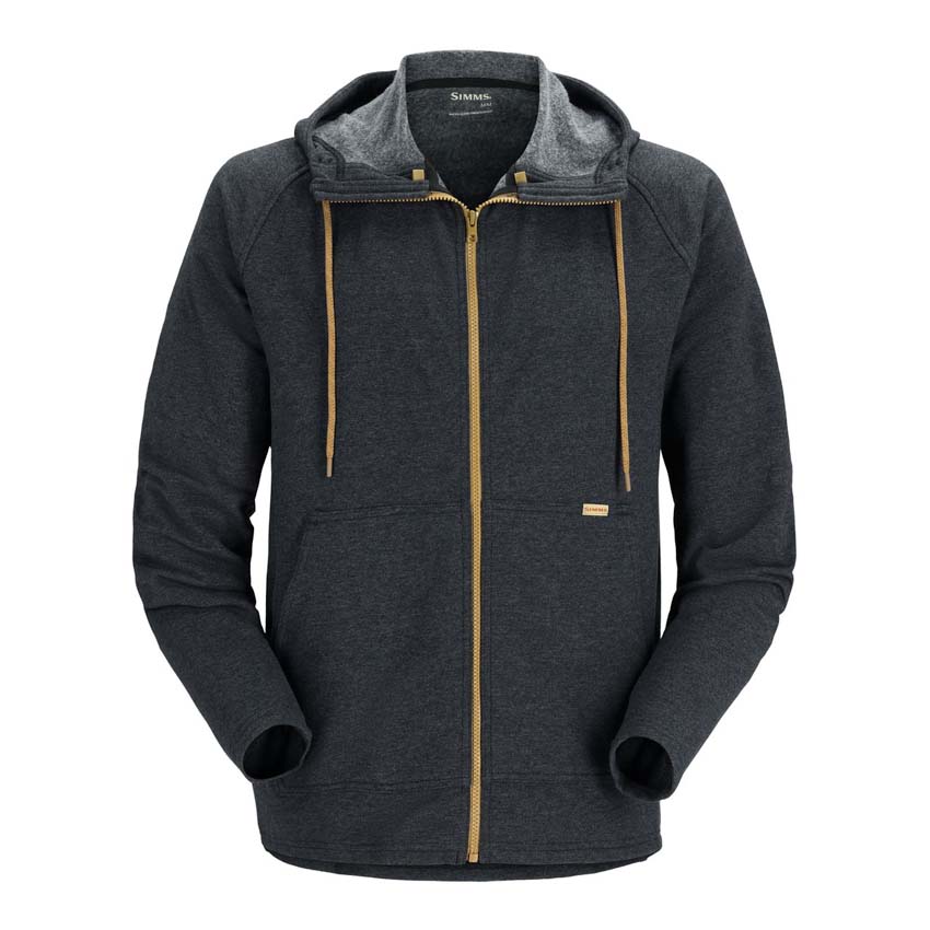 Vermilion Full Zip Hoody - Black Heather