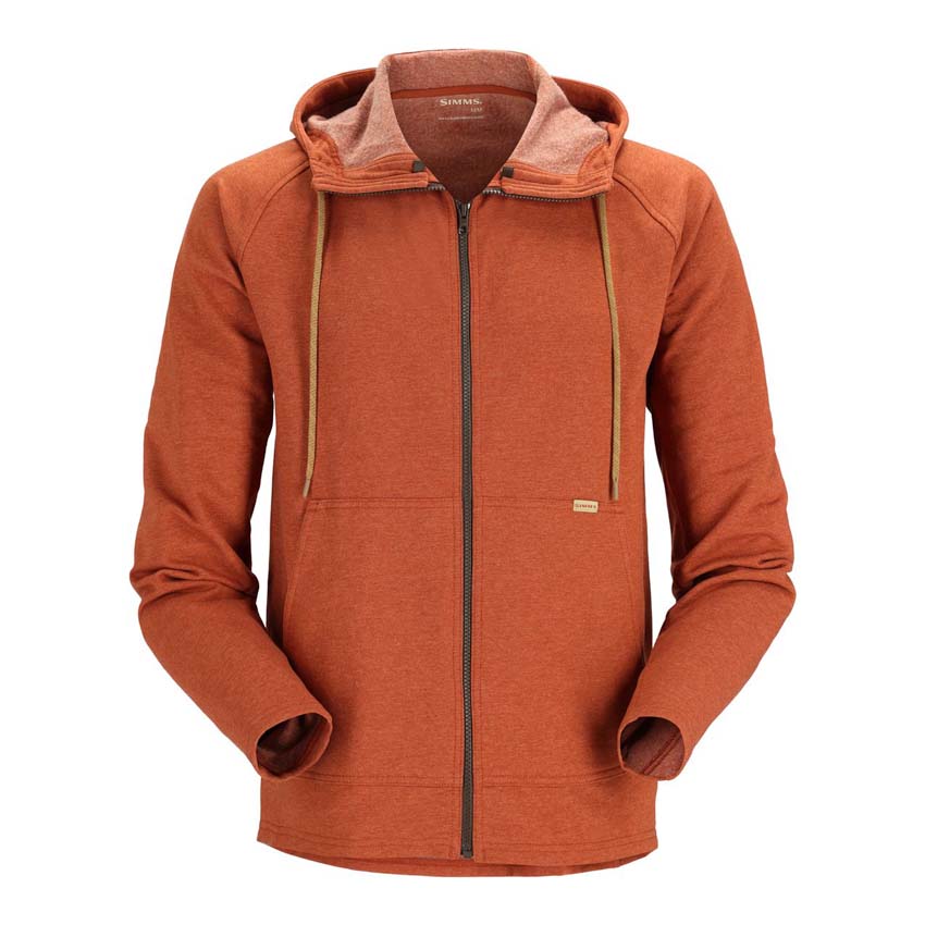 Vermilion Full Zip Hoody - Clay Heather
