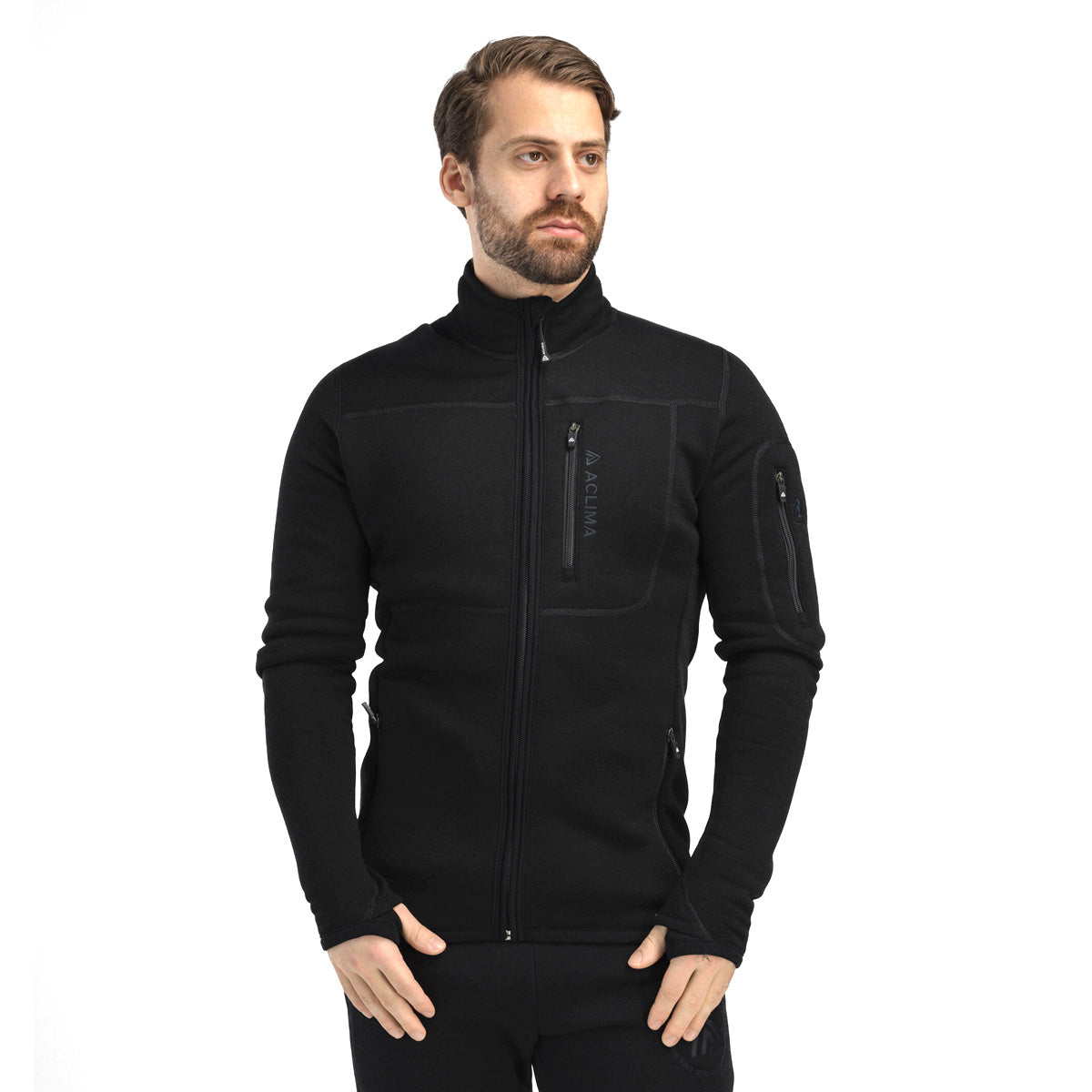 FleeceWool V2 Jacket Mens Jet Black