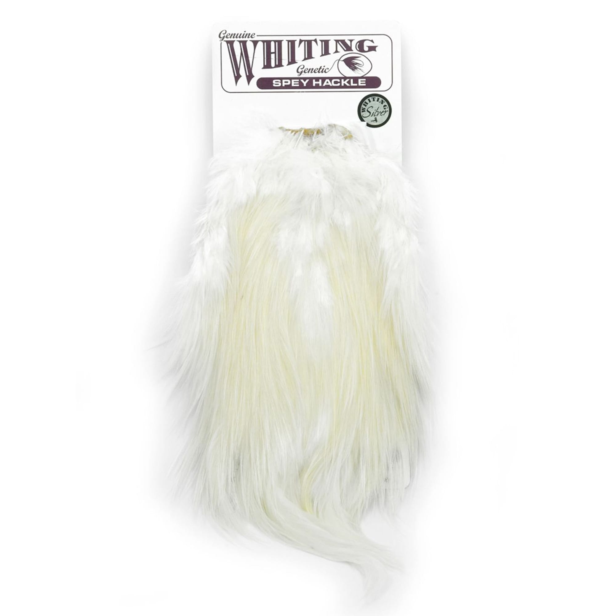 Spey Hackle Rooster Saddles Salmon - Silver Grade