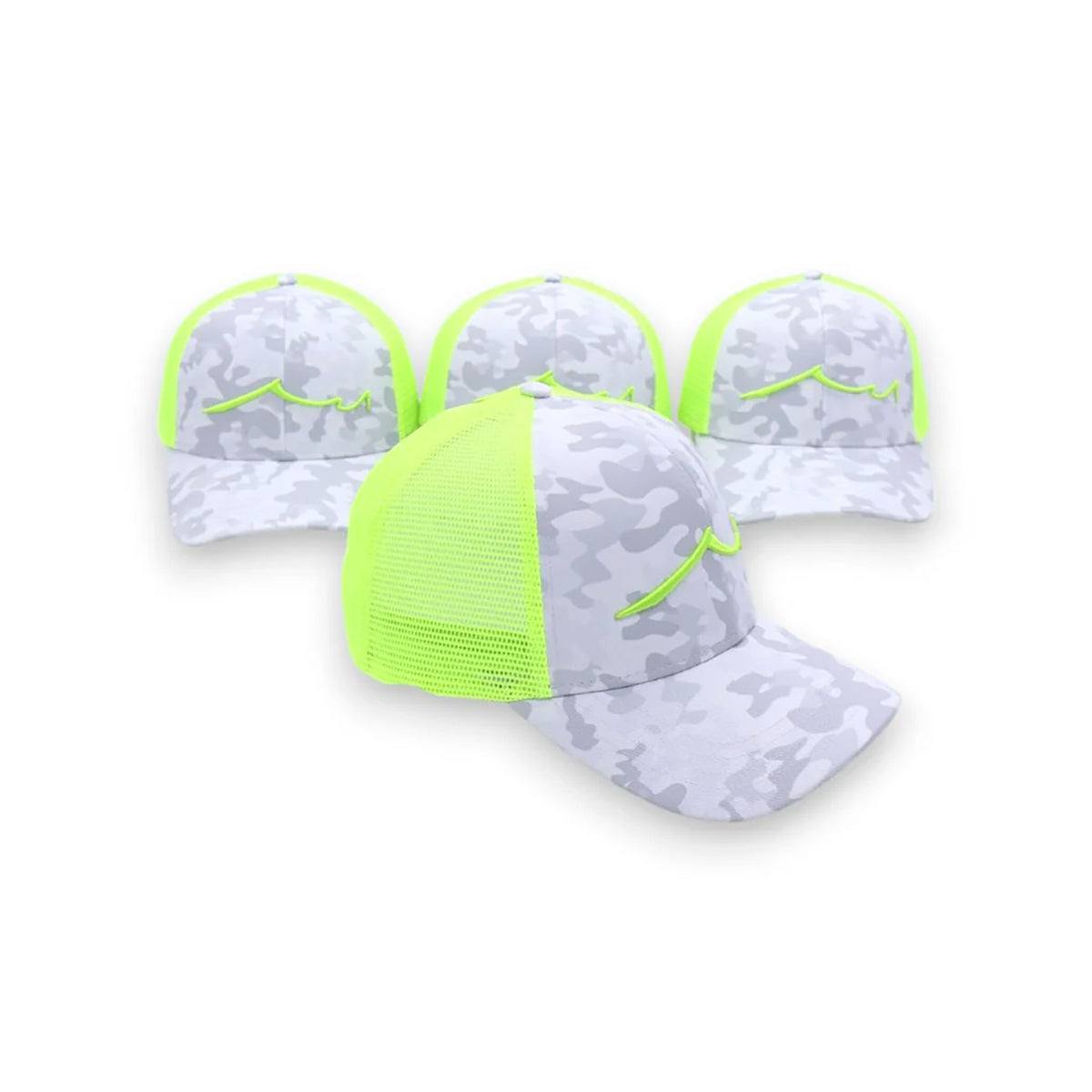 Trucker Cap Guide Camo Chartreuse