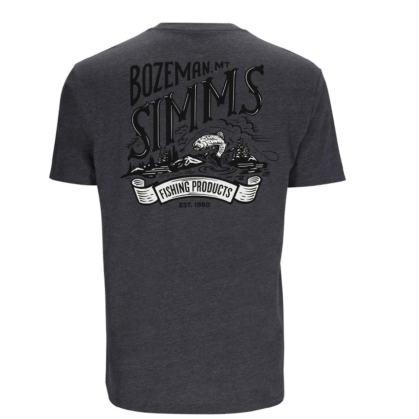 Bozeman Scene T-shirt Titanium Heather